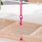 Beadable Keychain Mini Metal Bar Colorful Pendant 8 Centimeters 13