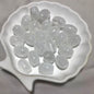 Vintage Elliptical Acrylic Beads 17mm Enamel Large Hole 200pcs 13