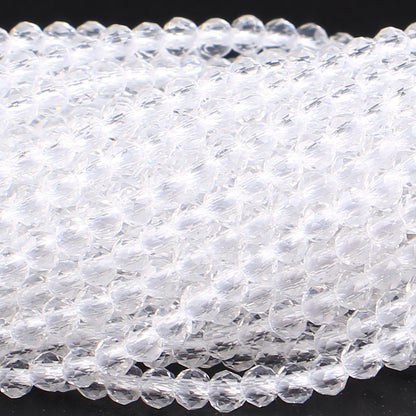 Transparent Disc Seed Glass Beads 2mm Glossy Blue Tones 360pcs 2 Strands 13