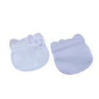 Hello Kitty Head Shaped Ziplock Bags PTE Plastic 13x13cm 100pcs 5