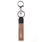 Leather Wristlet Keychain with Gold Embossed Bear Detail 10
