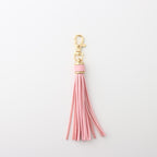 PU Leather Tassel Keychain with Gold Electroplated Hardware 5