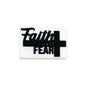Silicone Focal Beads Faith Faith Over Fear Rectangular Block Shape 20pcs 8