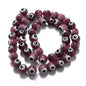 Millefiori Evil Eye Round Lampwork Glass Beads 6mm 124pcs 12