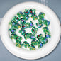 Glow In The Dark Mushroom Resin Beads 17mm Polka Dotted 20pcs 11