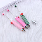 Beadable Pen Colorful Heart Accent 155mm Diameter 14mm Weight 11g 3