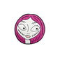 Silicone Focal Beads Halloween Zombie Girl Pink Red Hair 20pcs 7