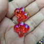 UV Plating Balloon Acrylic Beads 22mm Transparent Colorful 100pcs 9