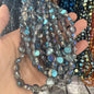Electroplated Flat Disc Glass Beads 12 14mm Smooth Plating 30pcs 7