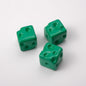Painted Square Acrylic Beads 14mm Colored Baking Cheese Style 100pcs 16