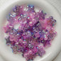 Dual Color Gradient Crackle Rounded Star Acrylic Beads 23mm 10pcs 4