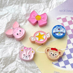 Cartoon Character Metal Beads Colorful Enamel Alloy 10pcs 3