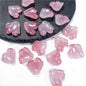 Czech Glass Beads Peony Petal 19mm Translucent Lavender Heart 50pcs 8
