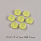 Acrylic Round Spacer Beads 8mm Matte Transparent Jelly Color 200pcs 9
