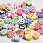 Cartoon Pattern Clay Beads 10mm Multicolor Polymer 200pcs 2
