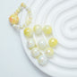 Pearl Round Acrylic Beads 6-10mm Dual Color Gradient Imitation Pearl 13