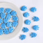 Polka Dotted Fish Ceramic Beads 21mm Colorful Glazed 5pcs 8
