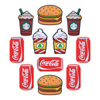 Silicone Focal Beads Food Hamburger and Soda Can Set 20pcs
