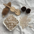 Crackle Glass Beads Round 8mm Textured Shimmer Mixed Colors 50pcs 5