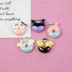 Sanrio Donut Series Resin Beads Playful Glossy Character Design 20pcs 6