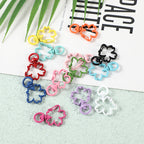 Zinc Alloy Cherry Shaped Spray Painted Swivel Buckle Keychain Clasps 10pcs 3
