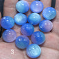 Gradient Color Resin Beads 8-16mm Round Glossy Polished 50pcs 3