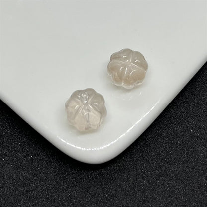 Czech Glass Beads Flower 12mm Transparent Pastel Mixed Colors 100pcs 7