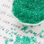 Frosted Transparent Seed Glass Beads 3mm Mixed Colors 1400pcs 21