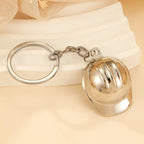 Alloy Hat Keychain Zinc Metal Reflective Minimalist Design 3