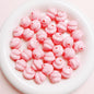 Painted Twisted Spiral Acrylic Beads 16mm Glossy Colorful 10pcs 10