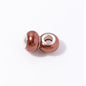 ABS Plastic Donut Spacer Beads 9*14mm Imitation Pearl 100pcs 15