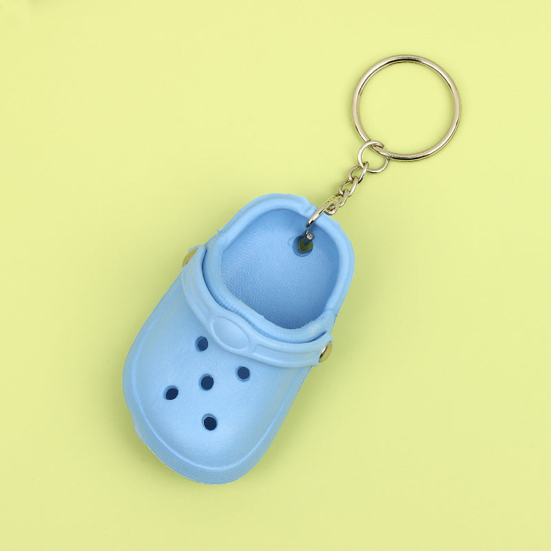 Silicone Mini Slippers Couple Keychain Colorful Clog Style 6