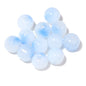 Transparent Round Glass Beads 8mm Color Plated Mixed Colors 50pcs 14