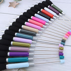 Beadable Ballpoint Pen Comfortable Grip Sponge Sheath Black Ink 1.0mm 3