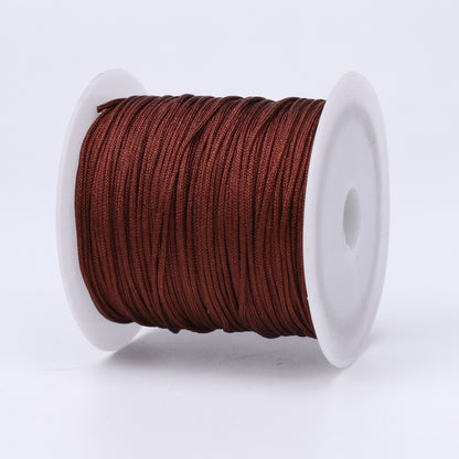 Nylon Thread 0.8mm Diameter 40m Colorful Jewelry Stringing Cord 13