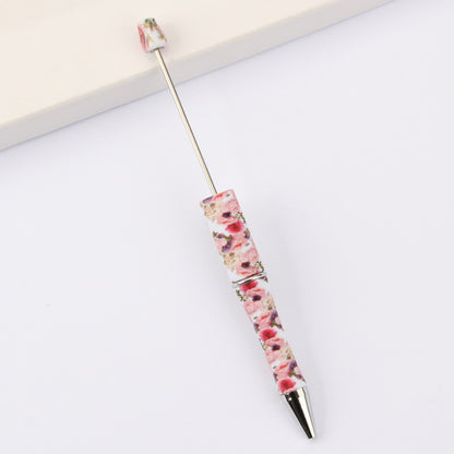 Beadable Pen Printed Pattern Plastic Light Weight