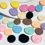 Rubberized Spray Painted Seal Love Bear Acrylic Beads 22-28mm 20pcs