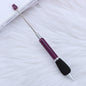 Beadable Ballpoint Pen Comfortable Grip Sponge Sheath Black Ink 1.0mm 14