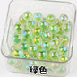 Iridescent Faceted Acrylic Beads 16mm Colorful Mixed 50pcs 12