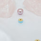 Brass Round Spacer Beads 6mm Colorful Enamel 10pcs 9