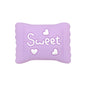 Silicone 3D Focal Beads Macaron Color Candy Sweet Embossed Text 20Pcs 4