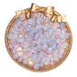 Czech Glass Beads Round 8mm Translucent Metallic Flecks 30pcs 11