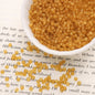 Frosted Transparent Seed Glass Beads 3mm Mixed Colors 1400pcs 11