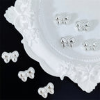 Bow Metal Beads 12mm Adorable Lace Style 40pcs 2