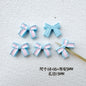 Bow Metal Beads 14mm 16mm Baking Painted Two-Color Alloy 10pcs 10