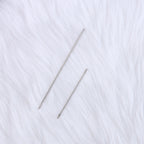Beadable Pen Extension Bars Stainless Steel 72mm 97mm 117mm 50pcs 2