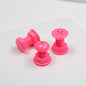 Painted Screws Acrylic Beads 16mm Colorful Mixed 50pcs 7