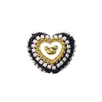 Heart Bear Rhinestone Acrylic Focal Beads 27.5x24.6mm 10pcs 4