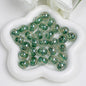 Clear Round Acrylic Beads 12mm 16mm Gold Foil Filled 40pcs 16
