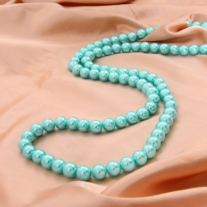 Pearl Glass Beads Round 10mm Imitation Glass 20pcs 16